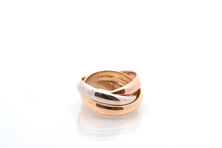 Bague 48 Cartier Trinity - Bague en trois ors 18k 58 Facettes 27591