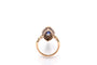 Bague 49 Bague marquise ancienne en or 18k, saphir et diamants 58 Facettes 27625