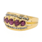 Bague 57 Bague  Or jaune Rubis, Diamant 58 Facettes 2763556CN