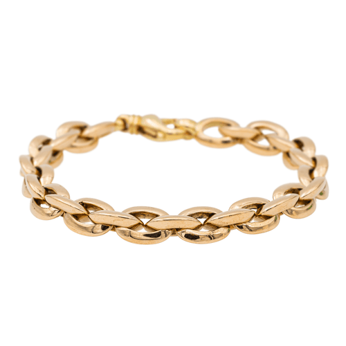 Bracelet Bracelet maille ovale en or jaune 18 carats 58 Facettes 2770056CN