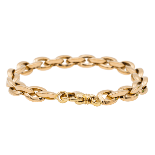 Bracelet Bracelet maille ovale en or jaune 18 carats 58 Facettes 2770056CN
