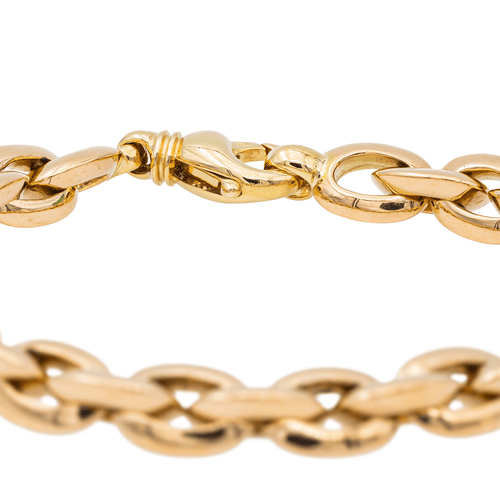 Bracelet Bracelet maille ovale en or jaune 18 carats 58 Facettes 2770056CN