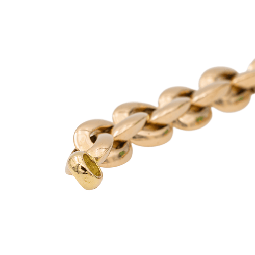 Bracelet Bracelet maille ovale en or jaune 18 carats 58 Facettes 2770056CN