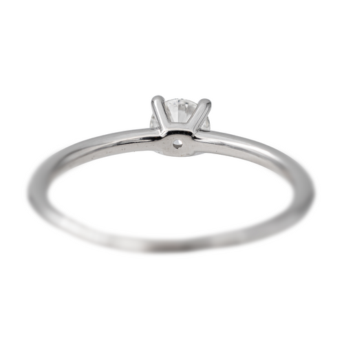 Bague 49 Didier Guérin - Bague solitaire en or blanc avec diamants 58 Facettes 2773202CN
