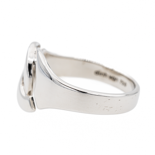 Bague 56 Dinh Van Menottes R10 - Bague en or blanc 18 carats 58 Facettes 2773204CN