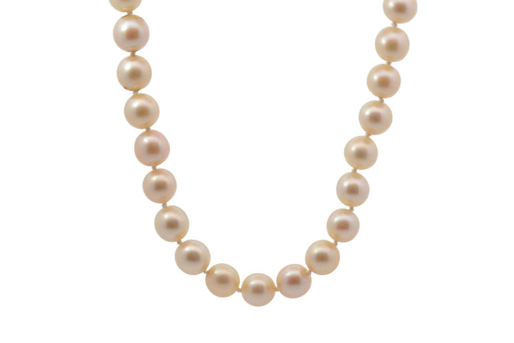 Collier Collier perles de culture avec fermoir en or jaune 18k 58 Facettes 27746