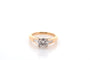 Bague 50.5 Bague en or 18k avec diamant 1,23 ct et diamants taper 58 Facettes 27750