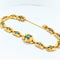Bracelet Bracelet en or jaune 18 carats et turquoises 58 Facettes 27765