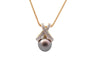 Pendentif Pendentif en or 18k avec perle de culture de Tahiti et diamants 58 Facettes 27778