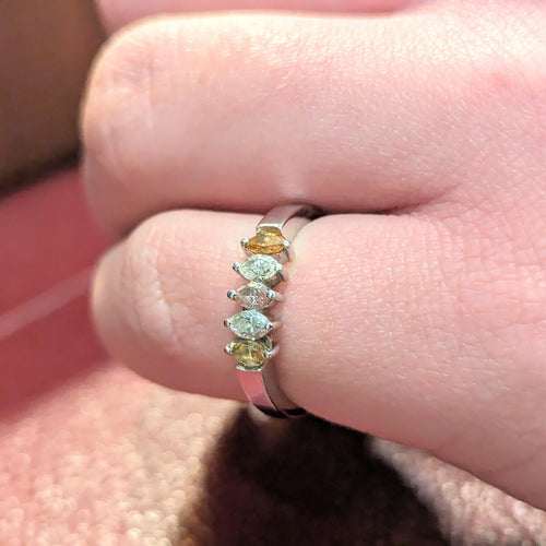 Bague 52 Bague en or blanc 18 carats et diamants 0,47 ct 58 Facettes 27781