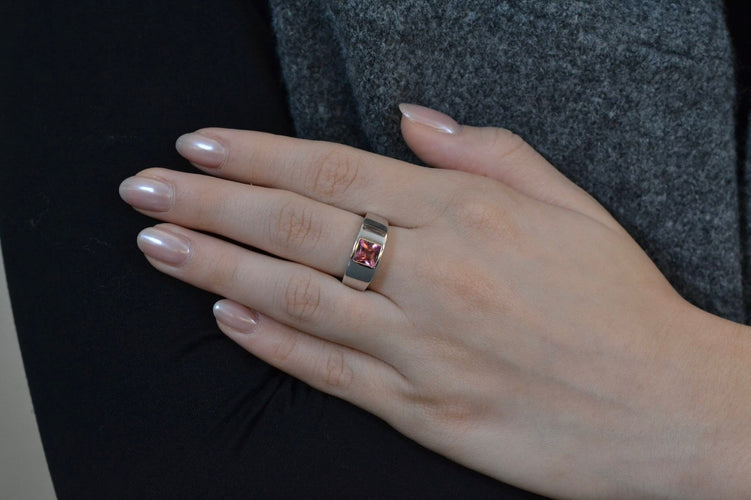 Bague 53 Bague tourmaline en or 18k 58 Facettes 27824