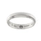 Bague 55 Damiani Forever - Alliance en platine avec diamant 0,03 ct 58 Facettes 28199