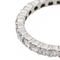 Bague 54.5 Alliance - Bague tour complet en or blanc 18 carats et diamants 58 Facettes 2820736CN