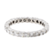 Bague 54.5 Alliance - Bague tour complet en or blanc 18 carats et diamants 58 Facettes 2820736CN
