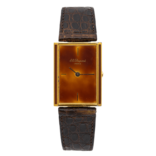 Montre S.T. Dupont - Montre homme plaquée or 58 Facettes 2822725CN