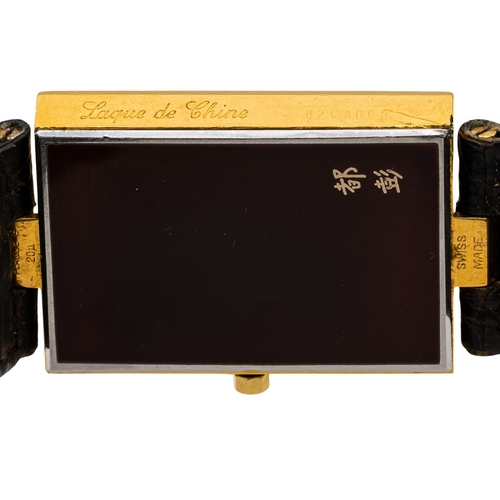 Montre S.T. Dupont - Montre homme plaquée or 58 Facettes 2822725CN