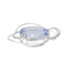 Pendentif Pendentif en or blanc 18 carats avec aigue-marine et diamants 58 Facettes 2826011CN