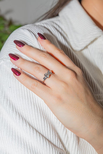 Bague 51 Chaumet Jeux de Liens - Bague en or blanc et diamants 58 Facettes 2830536CN