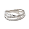 Bague 54 Bague en or blanc 18 carats sertie de diamants 58 Facettes 2833425CN