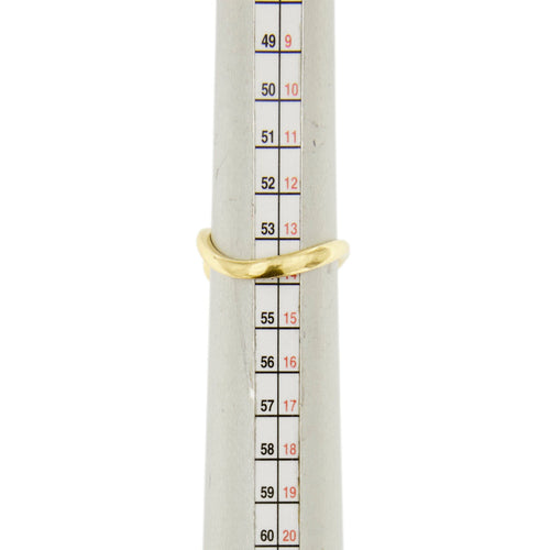 Bague 54 Bague contrariée en or jaune 18 ct avec rubis et diamants 58 Facettes 28379