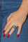 Bague 50 Bague en or jaune 18 carats sertie d’une turquoise 58 Facettes 2843271CN