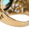 Bague 50 Bague en or jaune 18 carats sertie d’une turquoise 58 Facettes 2843271CN
