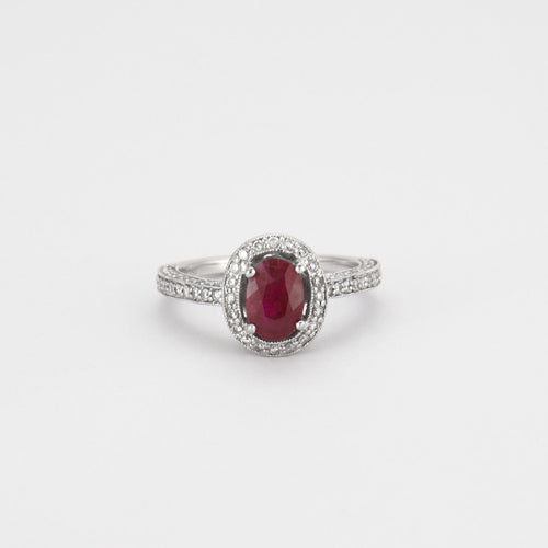 Bague 51 Bague Rubis Diamants 58 Facettes DV0147-1