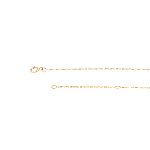 Collier Collier en or rose 18 carats avec perle de culture blanche 58 Facettes 2883061CN