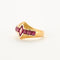 Bague 53 Bague Rubis Or Jaune 58 Facettes DV0400-1