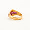 Bague 53 Bague Rubis Or Jaune 58 Facettes DV0400-1