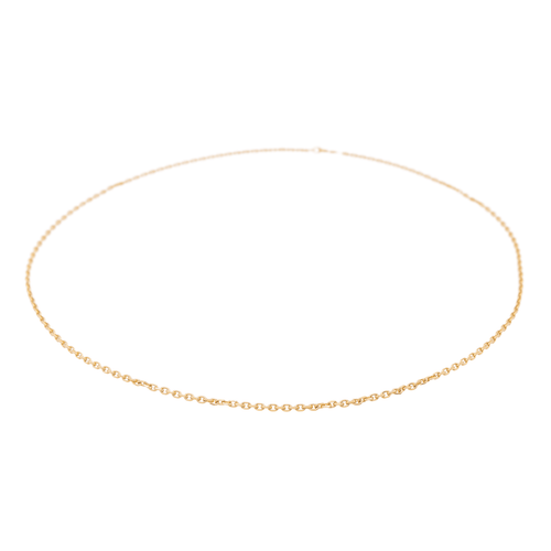 Collier Collier maille forçat en or jaune 18 carats 58 Facettes 2886213CN