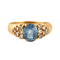 Bague 56 Bague saphir et diamants 58 Facettes DV0256-2