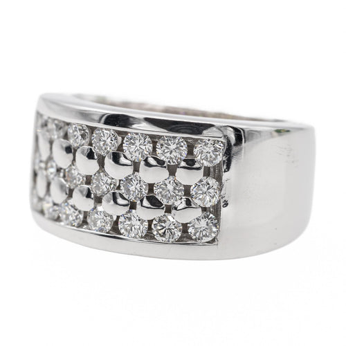 Bague 52.5 Bague cocktail en or blanc 18 carats et diamants 58 Facettes 2905205CN
