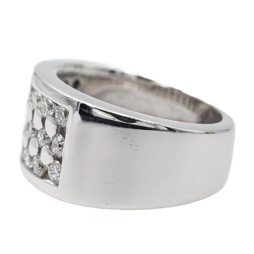 Bague 52.5 Bague cocktail en or blanc 18 carats et diamants 58 Facettes 2905205CN