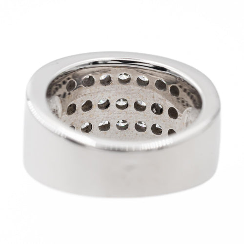 Bague 52.5 Bague cocktail en or blanc 18 carats et diamants 58 Facettes 2905205CN