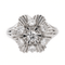 Bague 51 Bague en or blanc 18 carats sertie de diamants taille brillant 58 Facettes 2905286CN