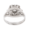 Bague 51 Bague en or blanc 18 carats sertie de diamants taille brillant 58 Facettes 2905286CN