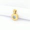 Pendentif Pendentif en or jaune 18 carats avec topaze bleue 58 Facettes 29053