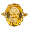 Bague 59 Bague en or jaune 18 carats sertie d’une citrine 58 Facettes 2905360CN