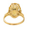 Bague 59 Bague en or jaune 18 carats sertie d’une citrine 58 Facettes 2905360CN