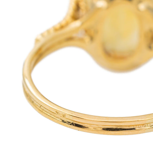 Bague 59 Bague en or jaune 18 carats sertie d’une citrine 58 Facettes 2905360CN