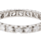 Bague 55 Alliance - Bague en platine 950 sertie de diamants 58 Facettes 2909885CN