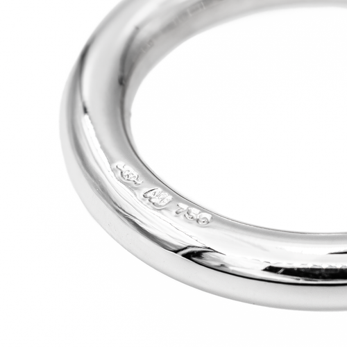 Bague 56 Niessing - Bague solitaire en or blanc 18 carats avec diamant 58 Facettes 2912911CN