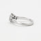 Bague Solitaire Diamant Or Blanc