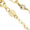 Bracelet Bracelet cœurs en or jaune et or blanc 18 kt 58 Facettes 29396