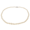Collier Collier sautoir en or blanc 18 carats avec perles et diamants 58 Facettes 2940374CN