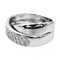 Bague 53 Bague en or blanc 18 carats pavée de diamants 58 Facettes 2940432CN