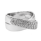Bague 53 Bague en or blanc 18 carats pavée de diamants 58 Facettes 2940432CN