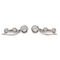 Boucles d'oreilles Boucles d'oreilles dormeuses en or blanc 18 carats et diamants 58 Facettes 2960964CN