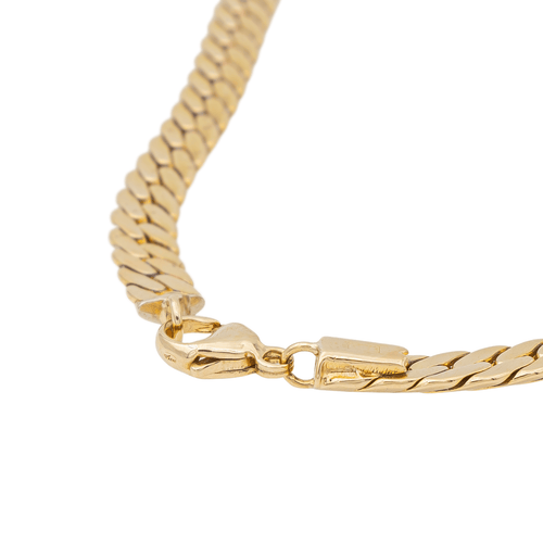 Collier Collier maille anglaise en or jaune 18 carats 58 Facettes 2971731CN